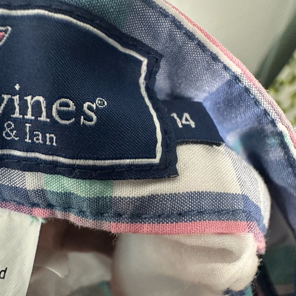 Vineyard Vines Boys Seaway Plaid Club Pants Size 14 EUC - Picture 10 of 10